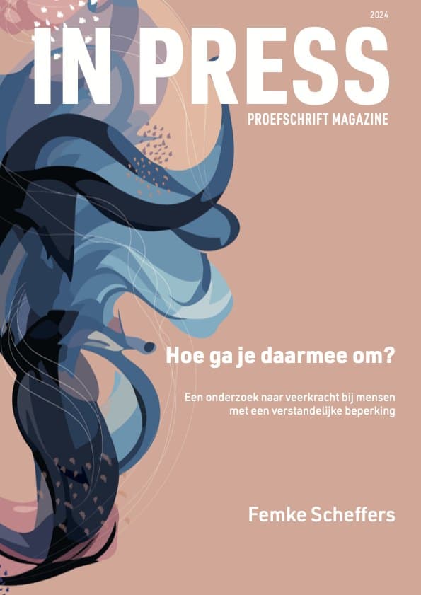 Omslag van IN PRESS Magazine: Hoe ga je daarmee om?