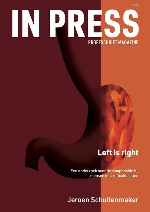 Omslag van IN PRESS Magazine: Left is right